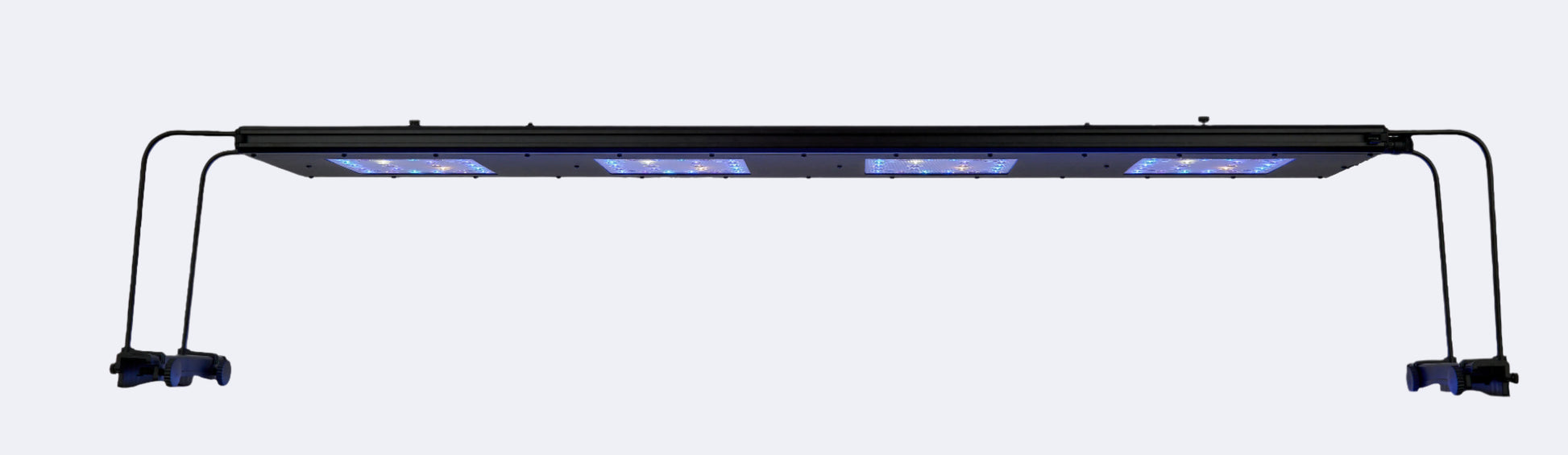 Meridian 45 pictured straight on with optional side of tank mounts.